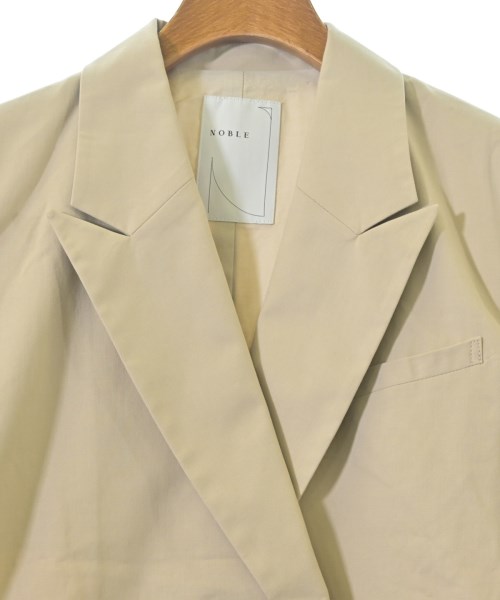 NOBLE（ノーブル）カジュアルジャケット ベージュ サイズ:36(S位) レディース/2200662487012