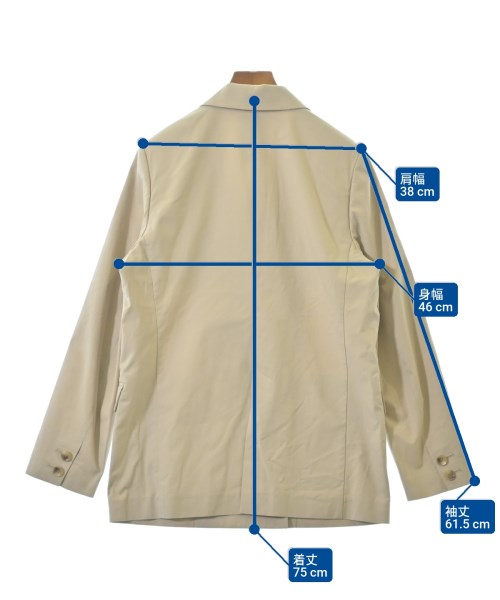 NOBLE（ノーブル）カジュアルジャケット ベージュ サイズ:36(S位) レディース/2200662487012