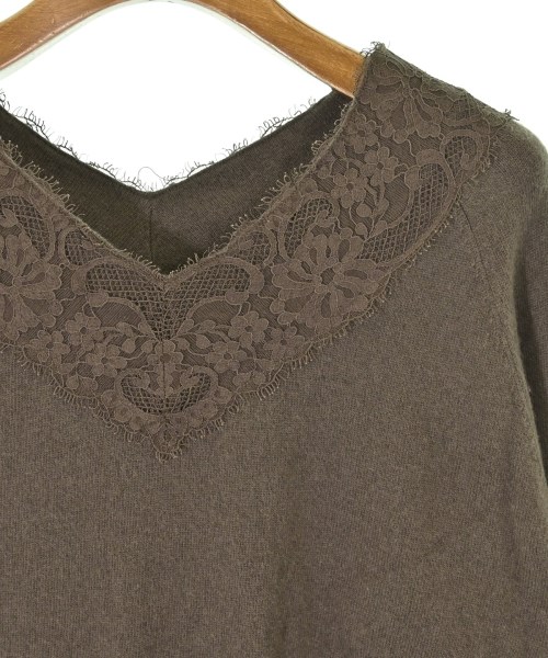 NOBLE（ノーブル）ニット・セーター 茶 サイズ:F レディース/2200652677089