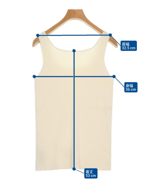 NOBLE（ノーブル）ニット・セーター 白 サイズ:-(S位) レディース/2200660013114