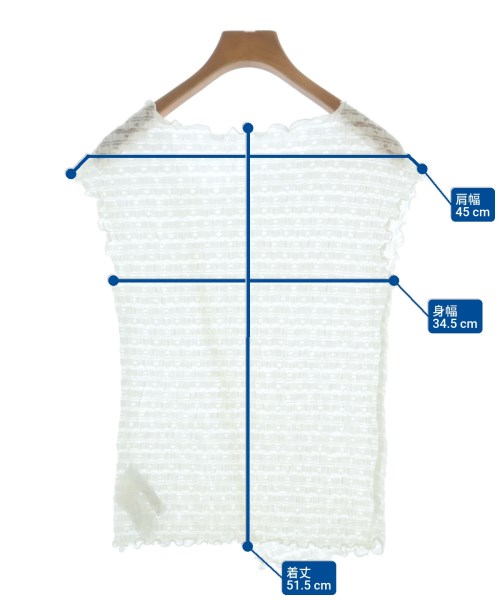NOBLE（ノーブル）Tシャツ・カットソー 白 サイズ:-(M位) レディース/2200661749104
