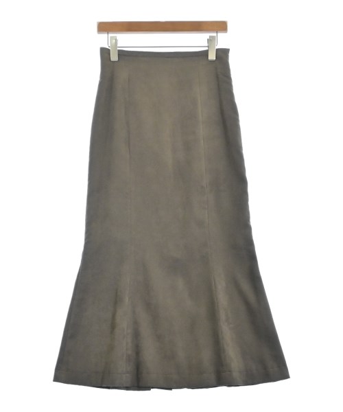 NOBLE(ノーブル)ロング・マキシ丈スカート 茶 サイズ:38(M位)/2200664939014