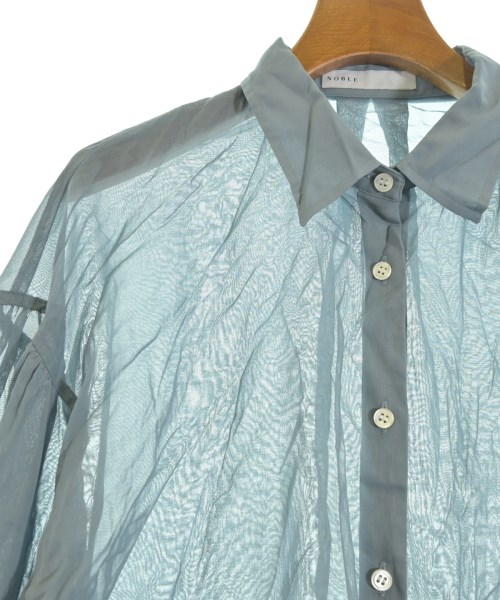NOBLE（ノーブル）カジュアルシャツ 青 サイズ:F レディース/2200662909217