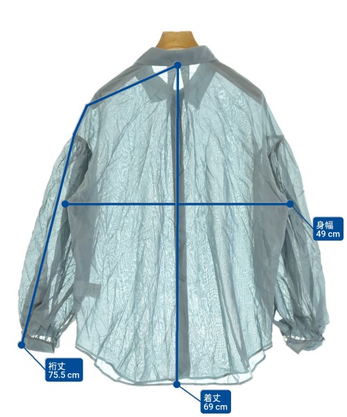 NOBLE（ノーブル）カジュアルシャツ 青 サイズ:F レディース/2200662909217