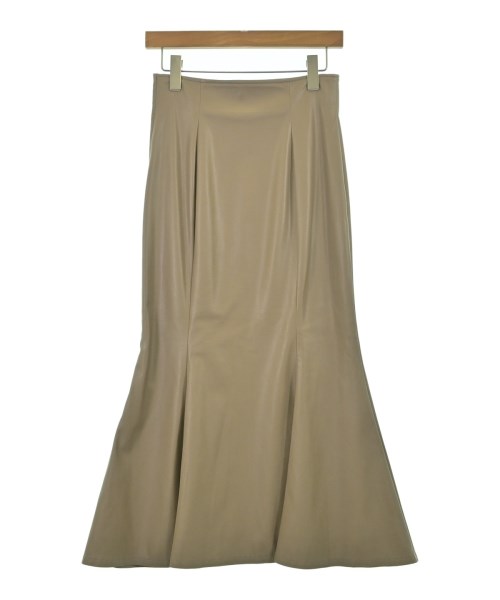 NOBLE（ノーブル）ひざ丈スカート ベージュ サイズ:36(S位) レディース/2200666684080