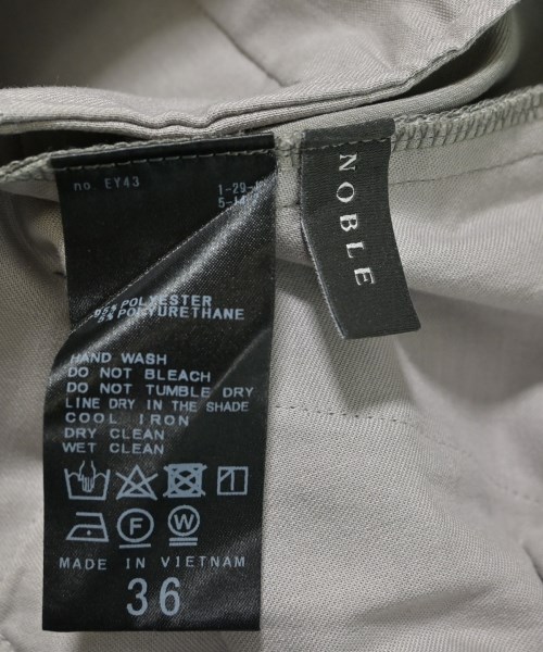 NOBLE（ノーブル）スラックス グレー サイズ:36(S位) レディース/2200667189034