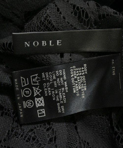 NOBLE（ノーブル）カジュアルシャツ 黒 サイズ:F レディース/2200667189072