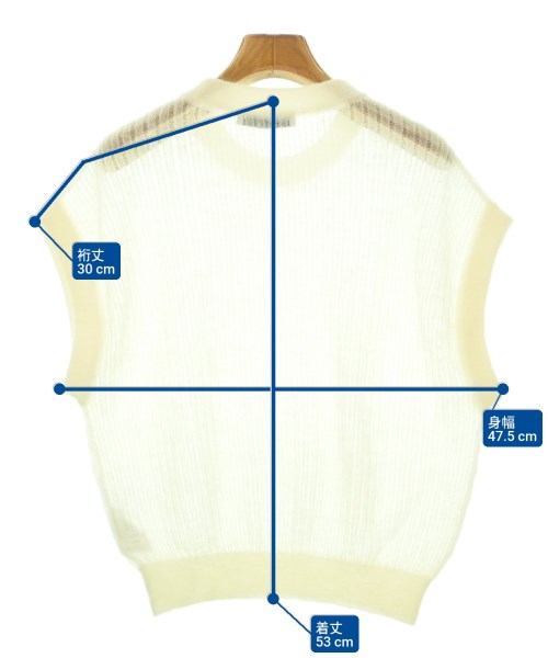 NOBLE（ノーブル）ベスト 黄 サイズ:F レディース/2200663573028