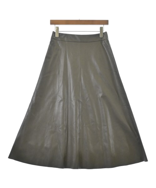 NOBLE(ノーブル)ロング・マキシ丈スカート 茶 サイズ:38(M位)/2200663813049