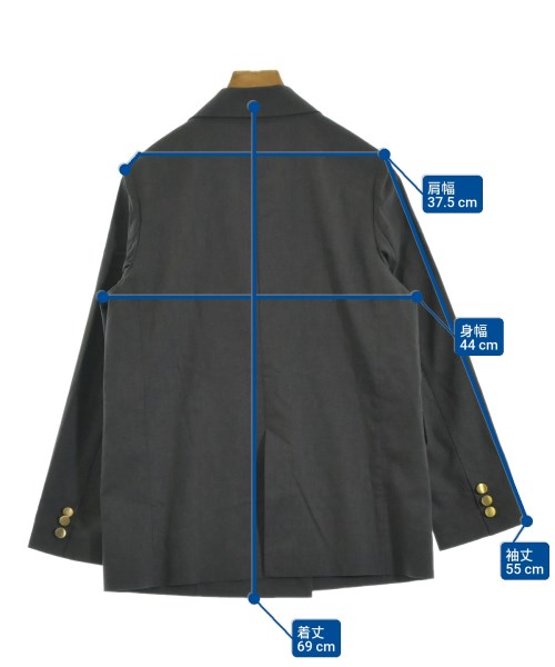 NOBLE（ノーブル）ジャケット グレー サイズ:36(S位) レディース/2200664526030