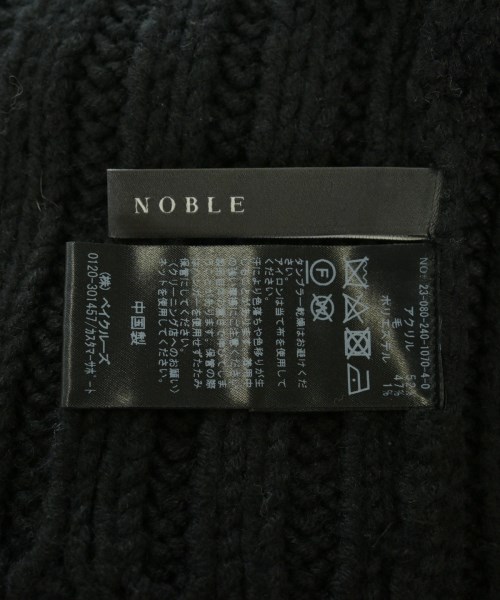 NOBLE（ノーブル）ニット・セーター 黒 サイズ:F レディース/2200666520180