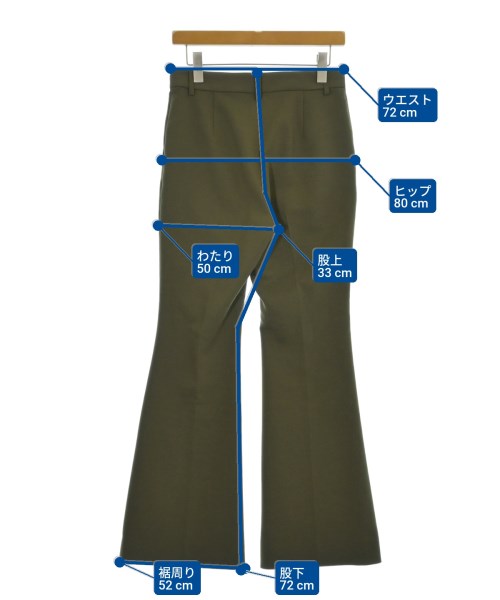 NOBLE（ノーブル）スラックス カーキ サイズ:38(M位) レディース/2200664828028