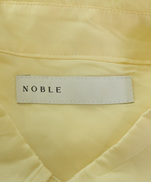 NOBLE（ノーブル）カジュアルシャツ 黄 サイズ:F レディース/2200667844032