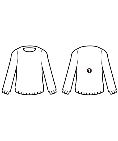 NOBLE（ノーブル）ニット・セーター 青 サイズ:F レディース/2200670271061