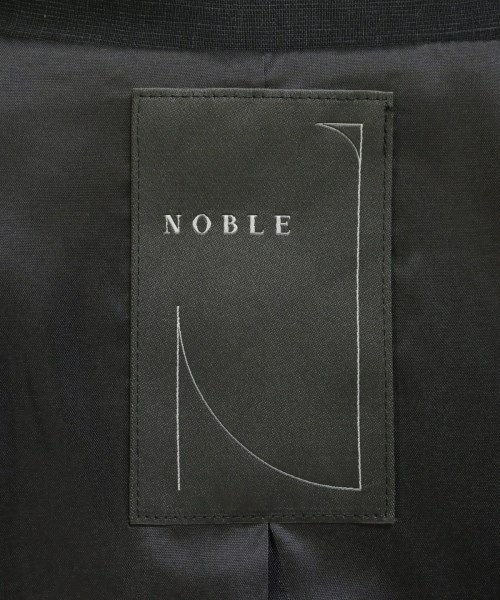 NOBLE（ノーブル）カジュアルジャケット 黒 サイズ:38(M位) レディース/2200726393044