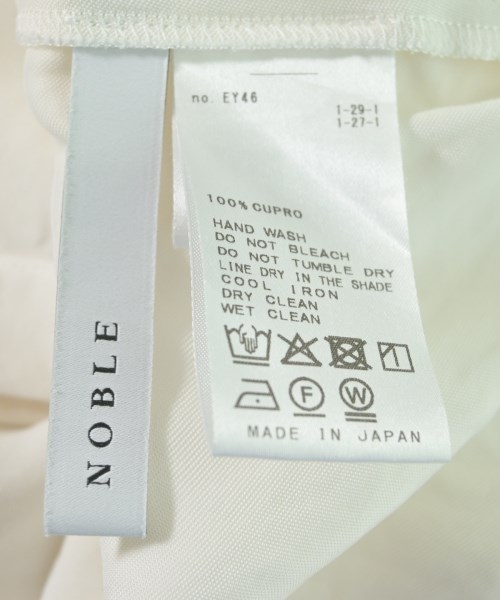 NOBLE（ノーブル）ブラウス 白 サイズ:F レディース/2200726039140