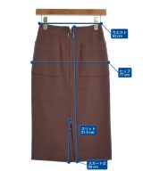 NOBLE（ノーブル）ロング・マキシ丈スカート 茶 サイズ:34(XS位) レディース/2200732869151