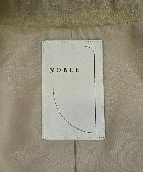 NOBLE（ノーブル）テーラードジャケット ベージュ サイズ:38(M位) レディース/2200717550050