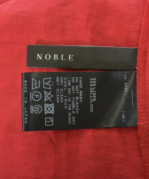NOBLE（ノーブル）ワンピース 赤 サイズ:F レディース/2200720355062