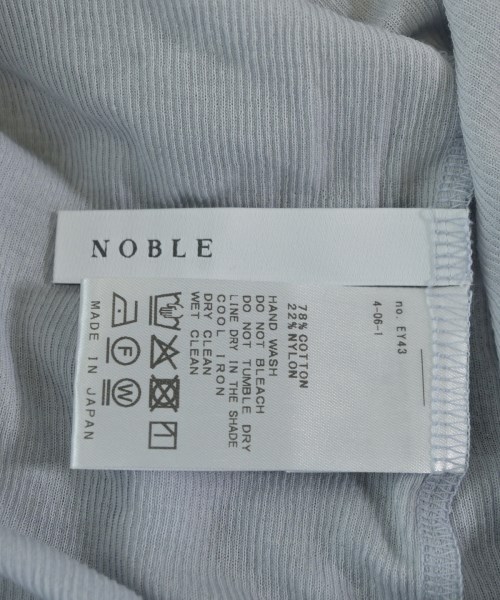 NOBLE（ノーブル）Tシャツ・カットソー 青 サイズ:F レディース/2200723024118