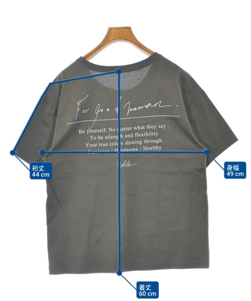 NOBLE（ノーブル）Tシャツ・カットソー グレー サイズ:F レディース/2200721004211
