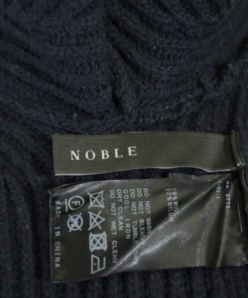 NOBLE（ノーブル）ニット・セーター 紺 サイズ:F レディース/2200679428091