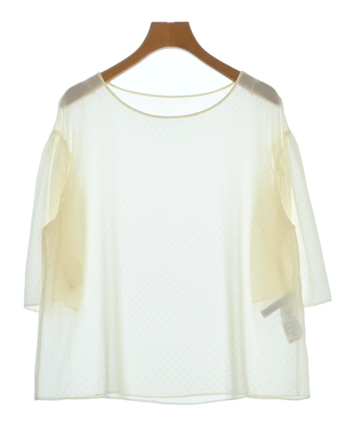 本日限定お値下げ♡17600円→9900円　Noble サイズF 美形ブラウス NOBLE（ノーブル）ブラウス 白 サイズ:F レディース/2200677406145
