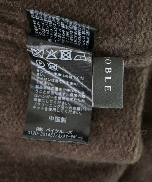 NOBLE（ノーブル）ニット・セーター 茶 サイズ:F レディース/2200679653134