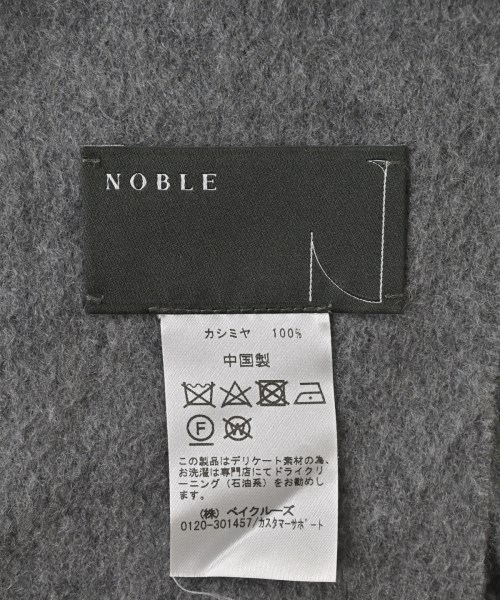 NOBLE（ノーブル）マフラー グレー サイズ:- レディース/2200679653295