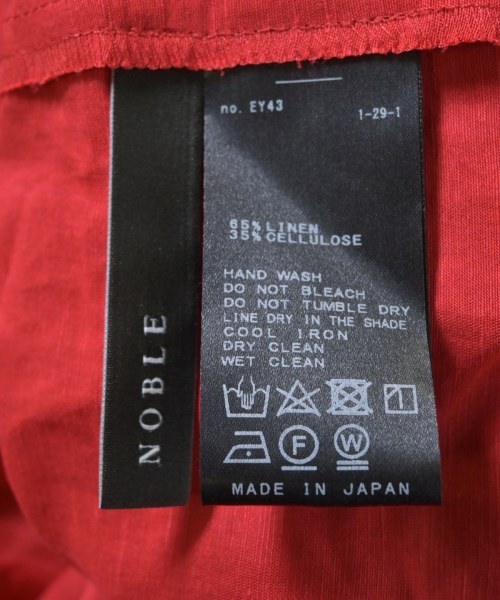 NOBLE（ノーブル）ワンピース 赤 サイズ:-(M位) レディース/2200687738014