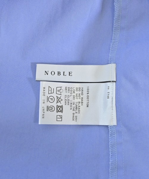 NOBLE（ノーブル）カジュアルシャツ 青 サイズ:-(M位) レディース/2200684020082
