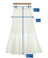 NOBLE（ノーブル）ロング・マキシ丈スカート 白 サイズ:38(M位) レディース/2200684358239