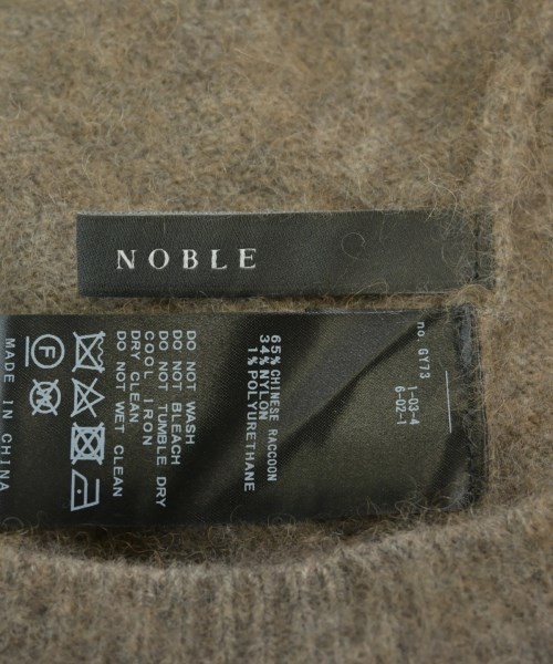 NOBLE（ノーブル）ニット・セーター 茶 サイズ:F レディース/2200682395045