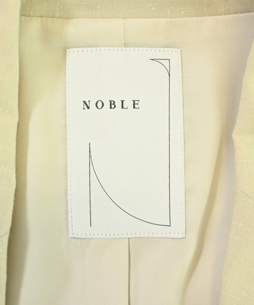 NOBLE（ノーブル）テーラードジャケット 白 サイズ:34(XS位) レディース/2200687176106