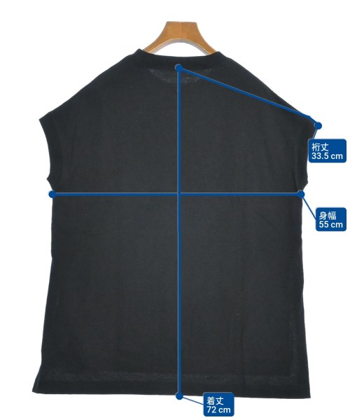 journal standard luxe（ジャーナルスタンダードラックス）ノースリーブ 黒 サイズ:F レディース/2200620627047