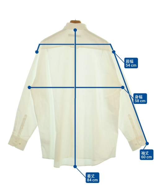 journal standard luxe（ジャーナルスタンダードラックス）カジュアルシャツ 白 サイズ:F メンズ/2200620627146