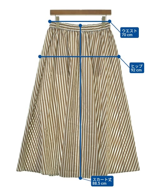 journal standard luxe（ジャーナルスタンダードラックス）ロング・マキシ丈スカート 茶 サイズ:-(S位) レディース/2200618170098