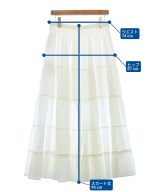journal standard luxe（ジャーナルスタンダードラックス）ロング・マキシ丈スカート 白 サイズ:-(L位) レディース/2200607457018