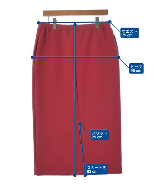 journal standard luxe（ジャーナルスタンダードラックス）ロング・マキシ丈スカート 赤 サイズ:-(M位) レディース/2200673300034