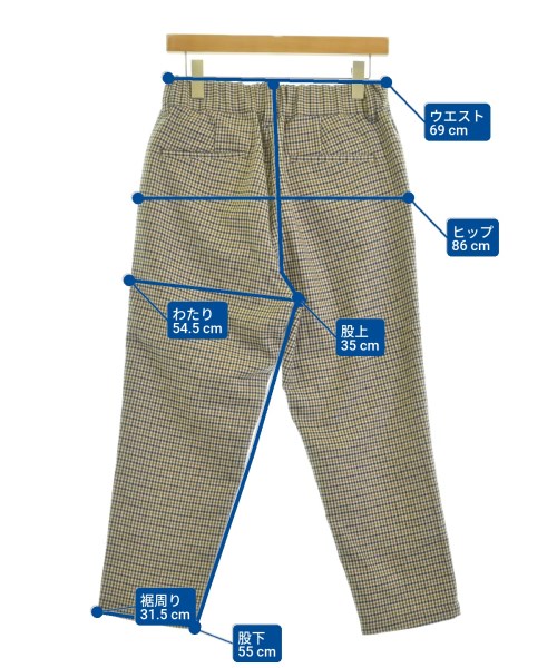 journal standard luxe（ジャーナルスタンダードラックス）クロップドパンツ ベージュ サイズ:S レディース/2200671807054