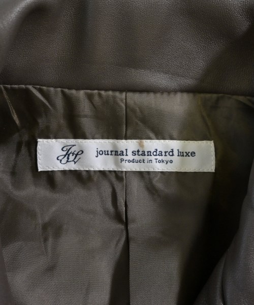 journal standard luxe（ジャーナルスタンダードラックス）ライダース 茶 サイズ:F レディース/2200696886027