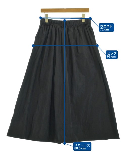 journal standard luxe（ジャーナルスタンダードラックス）ロング・マキシ丈スカート 黒 サイズ:-(L位) レディース/2200633530082