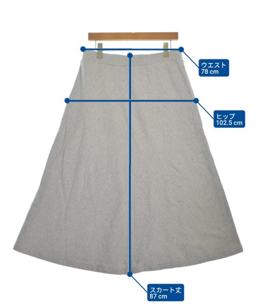 journal standard luxe（ジャーナルスタンダードラックス）ロング・マキシ丈スカート グレー サイズ:-(L位) レディース/2200651002073