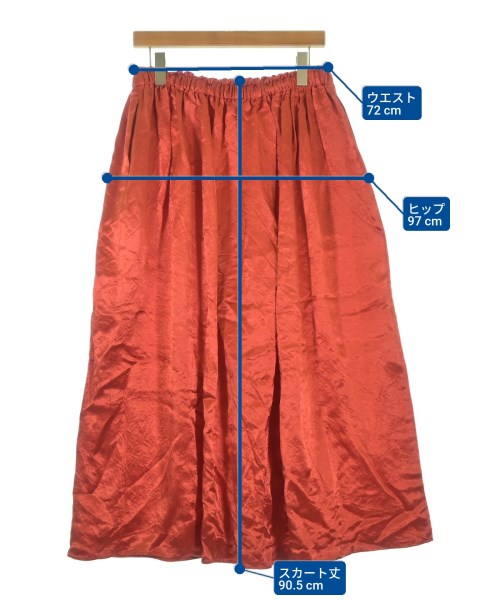 journal standard luxe（ジャーナルスタンダードラックス）ロング・マキシ丈スカート 赤 サイズ:F レディース/2200647780046