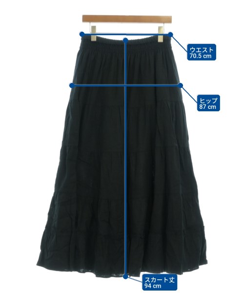 journal standard luxe（ジャーナルスタンダードラックス）ロング・マキシ丈スカート 黒 サイズ:-(M位) レディース/2200705728065