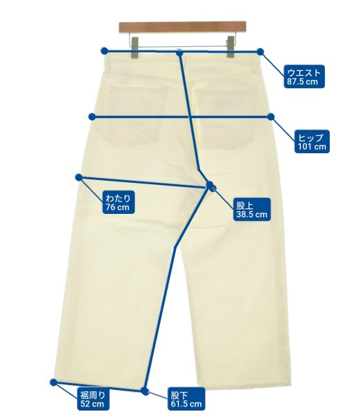 journal standard luxe（ジャーナルスタンダードラックス）デニムパンツ 白 サイズ:L レディース/2200684435053