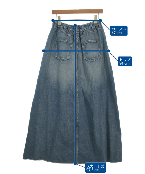 journal standard luxe（ジャーナルスタンダードラックス）ロング・マキシ丈スカート 青 サイズ:-(M位) レディース/2200685175026