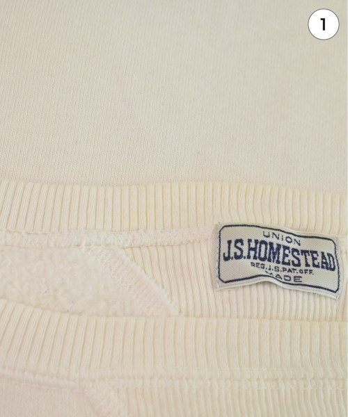 J.S.Homestead（ジェーエスホームステッド）スウェット 白 サイズ:L メンズ/2200454598032