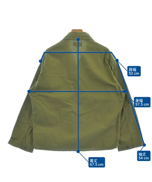 J.S.Homestead（ジェーエスホームステッド）カジュアルシャツ カーキ サイズ:M メンズ/2200622943046