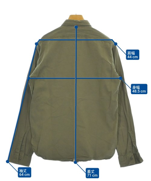 J.S.Homestead（ジェーエスホームステッド）カジュアルシャツ カーキ サイズ:M メンズ/2200626042301